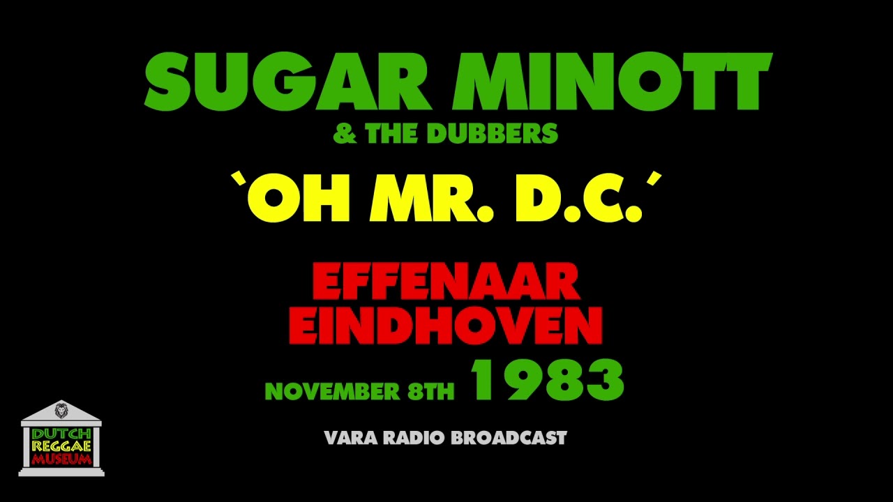 Sugar Minott - Oh Mr. DC (Live 1983)