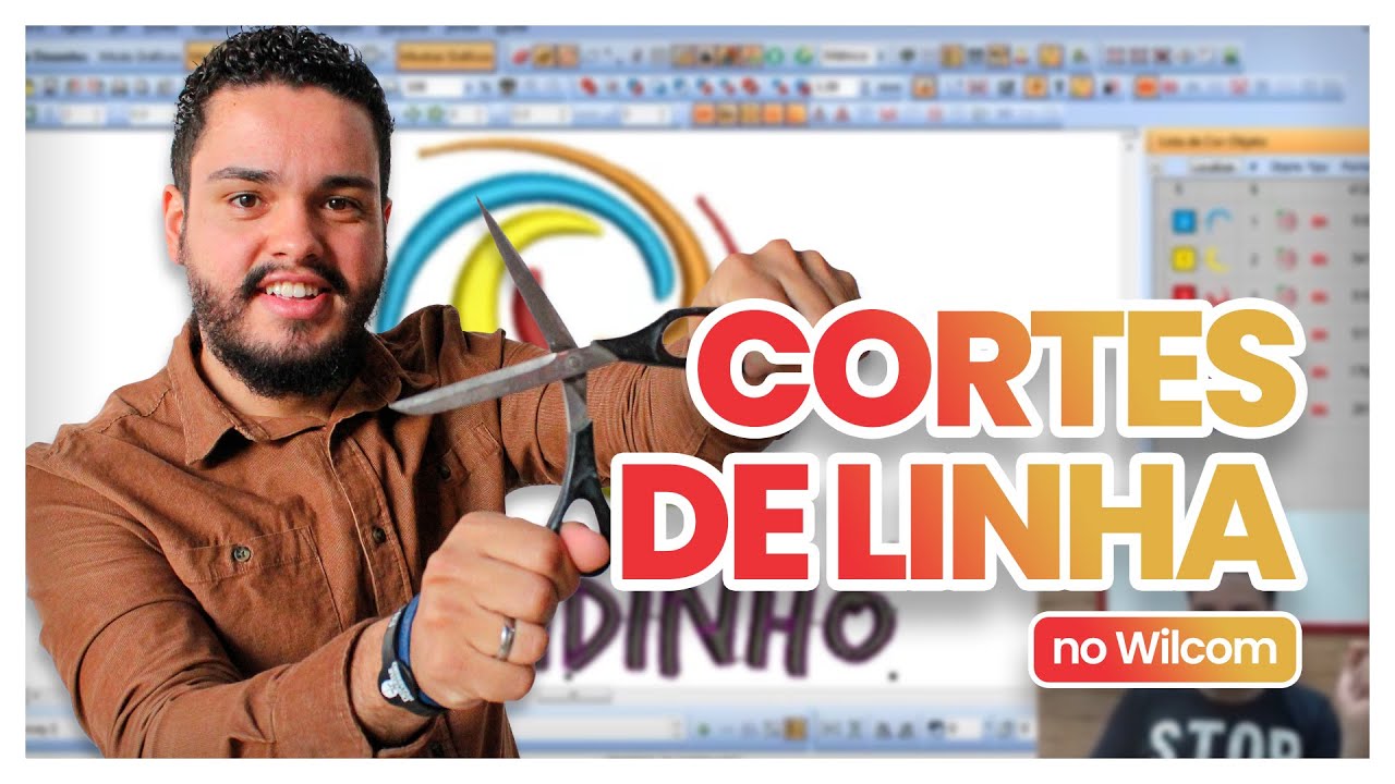 Cortes de linha na matriz de bordado || Free Hand Bordados