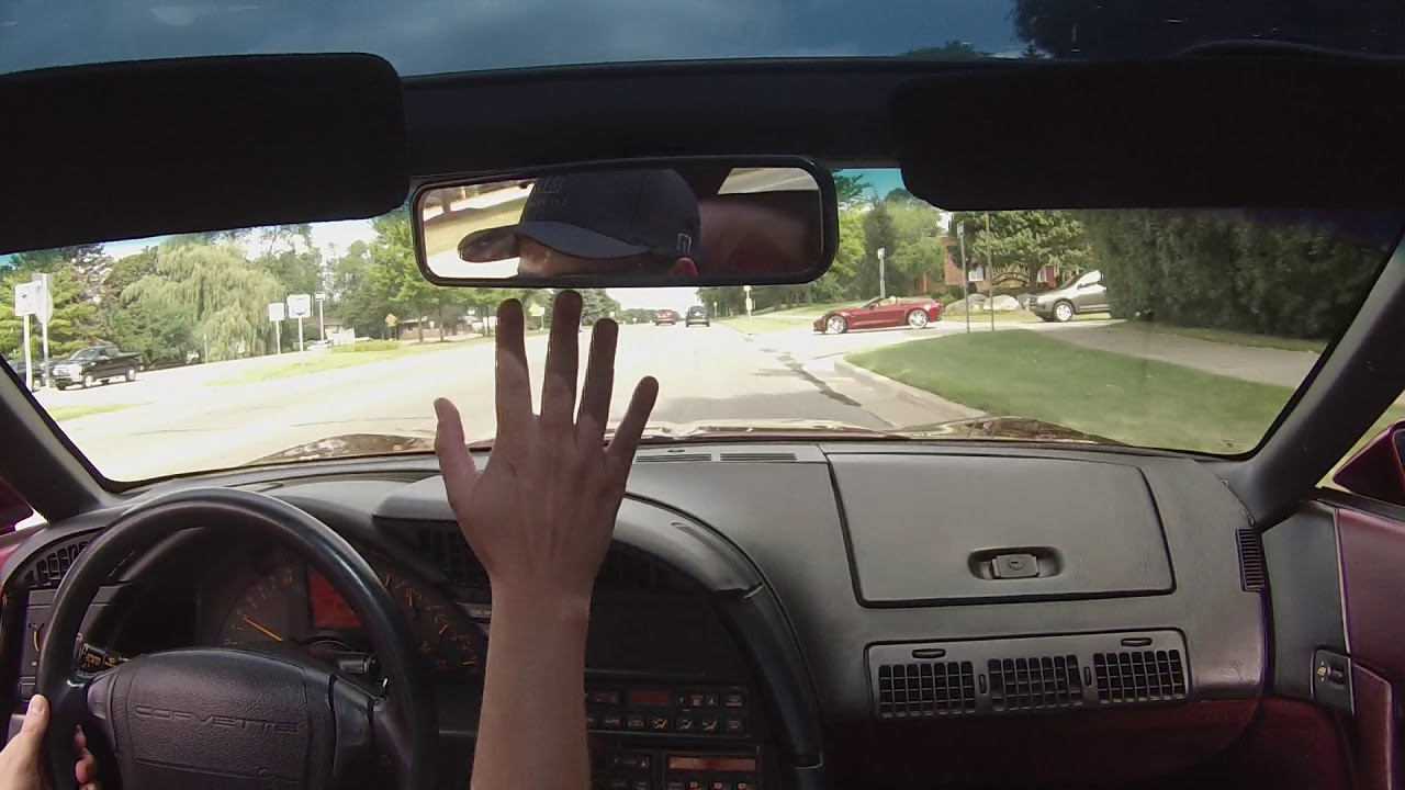 1993 Corvette C4 LT1 - Hot cam ride along WOT Pull