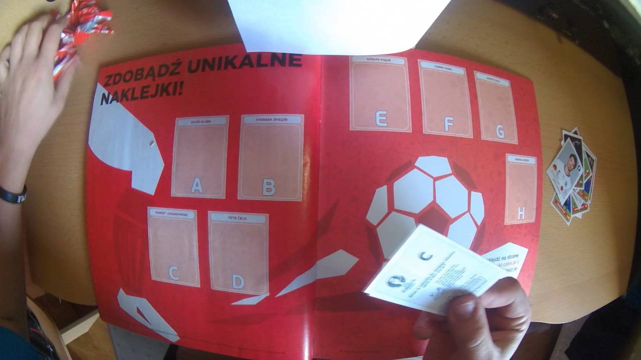 #6,5 Opening i wklejanie Coca-Cola Stickers Panini UEFA Euro 2016