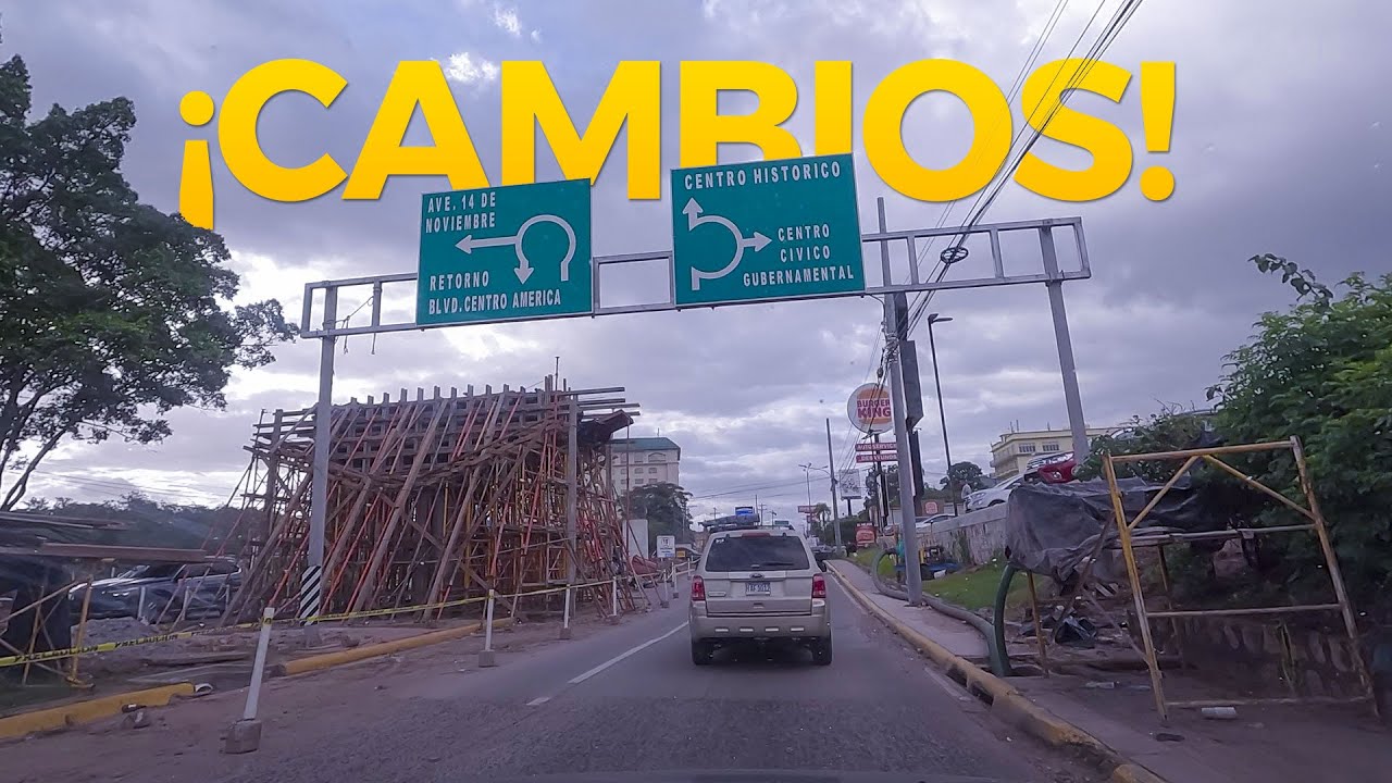 ASÍ van las OBRAS por este IMPORTANTE bulevar en la capital hondureña