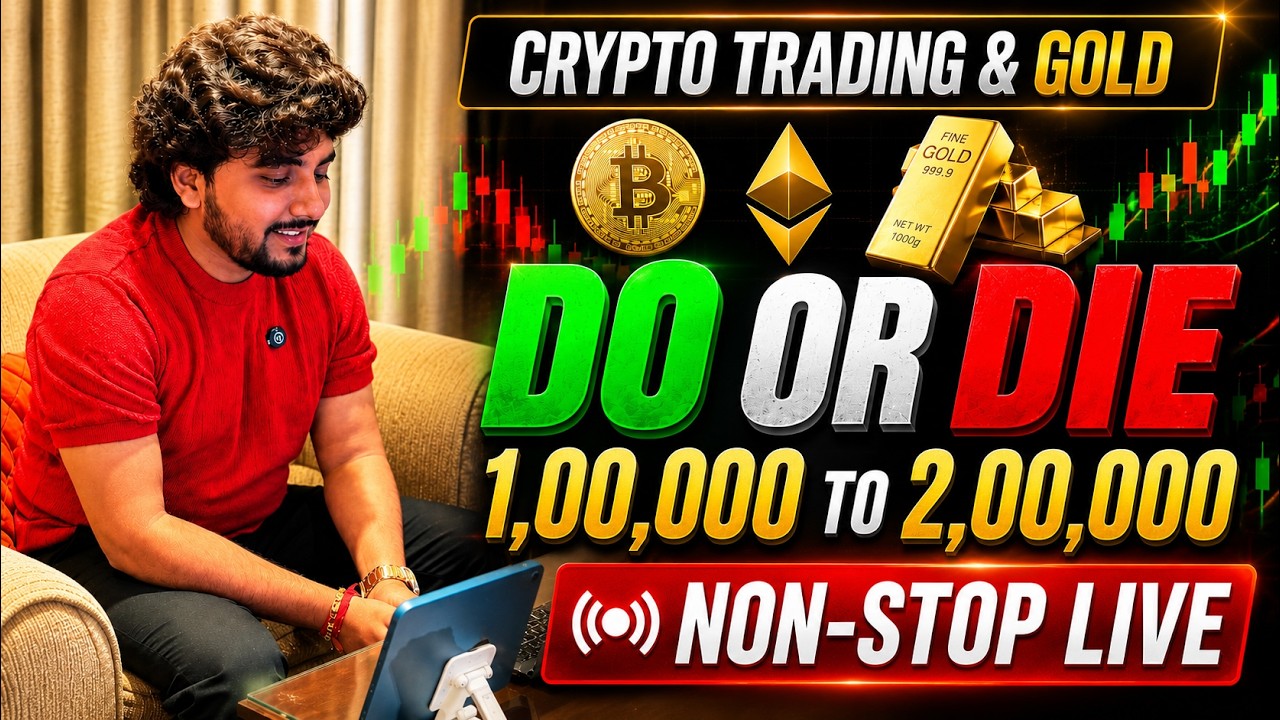 India's First Trading Challenge Day 11 - Live Trading Crypto Gold Bitcoin | Intelligent Trader