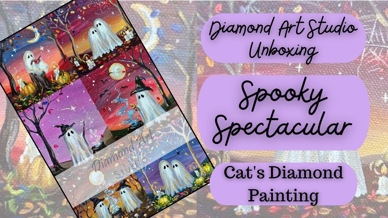 A Halloween Diamond Painting Unboxing | Spooky Spectacular From Diamond Art Studio