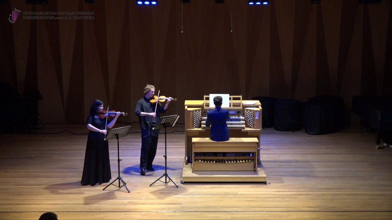G. F.  Handel Sonata for 2 violins and organ, HWV 393