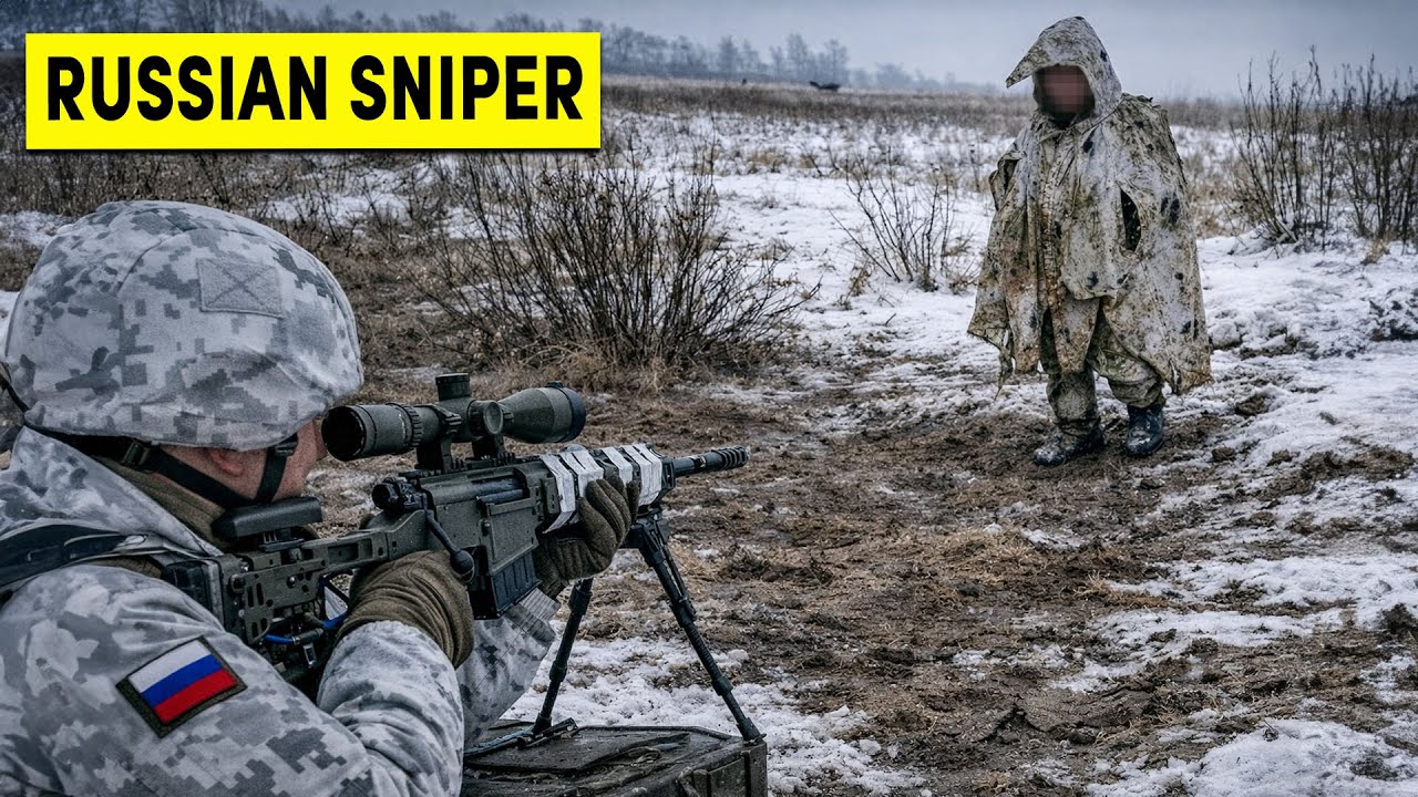 Russian sniper wiped out Ukrainian infantry from 180 meters with a single shot