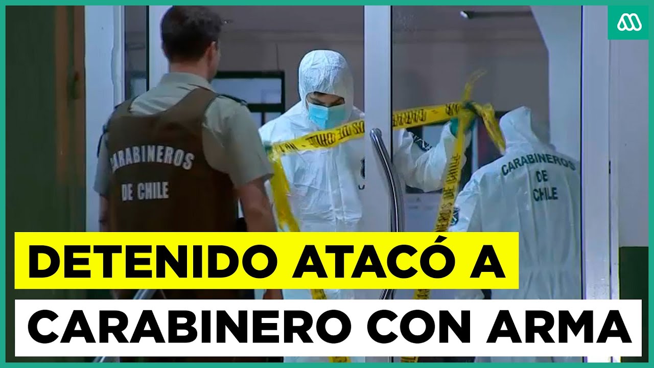 Detenido roba arma de carabinero y dispara al menos dos veces en comisaría de Cerrillos