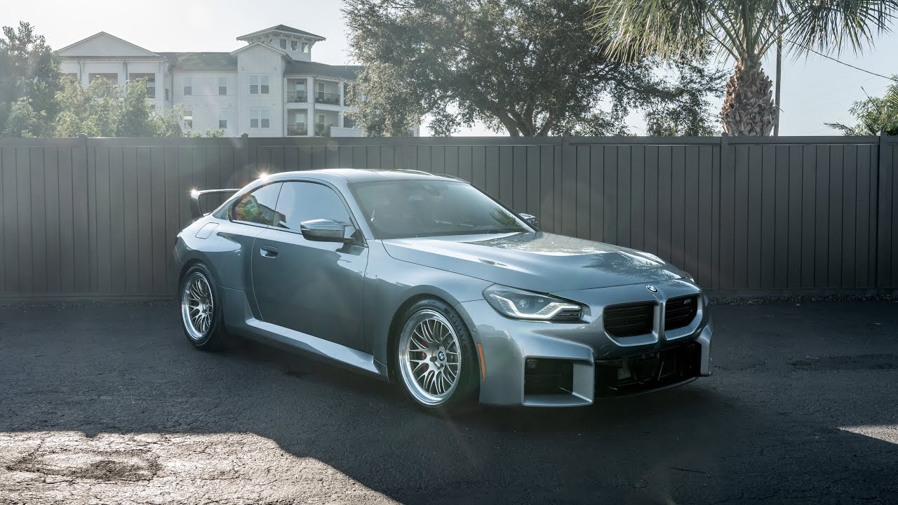 2025 BMW M2 | Skyscraper Grey Metallic over Black Vernasca Leather #walkaround