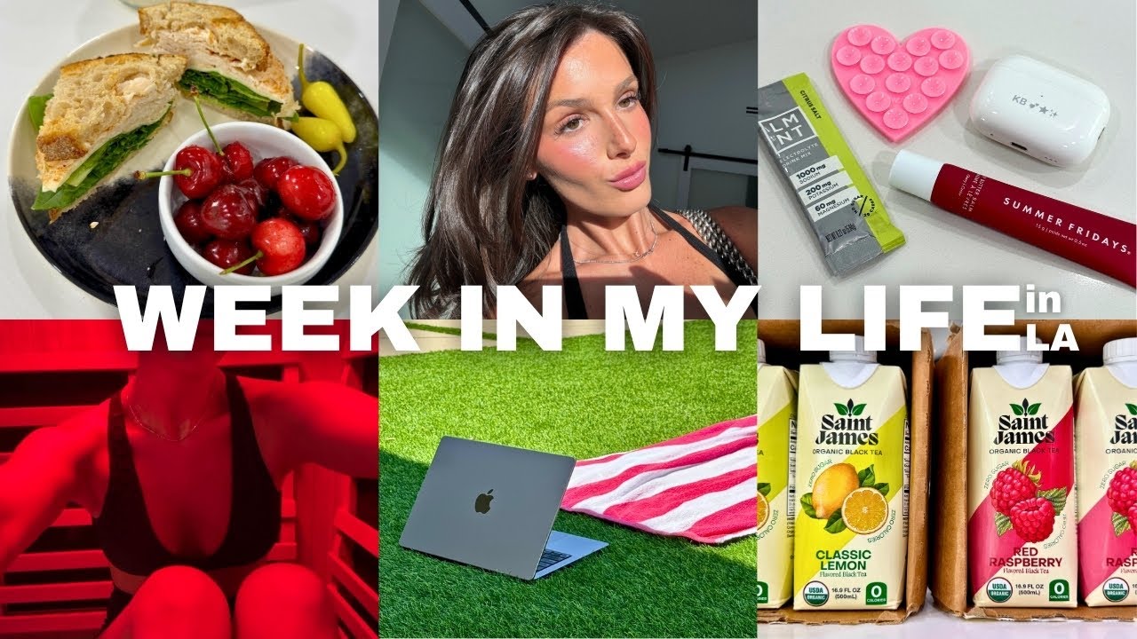 week in my life | pr hauls, sauna + cold plunge, jake’s birthday, lunch in weho, organizing, & more
