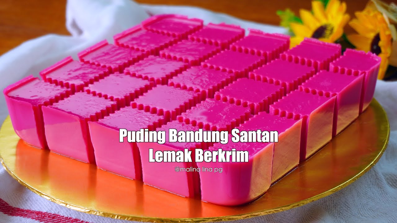 PUDING BANDUNG MUDAH DAN SEDAP by malina lina pg | kuih buka puasa | easy dessert recipe