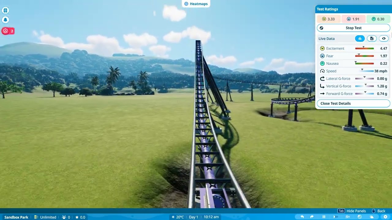 Intamin Blitz in Planet Coaster 2
