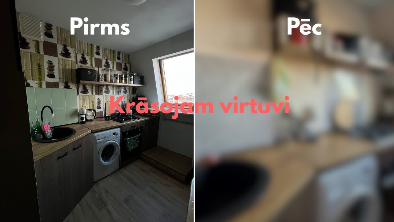 Izdomājām Pārkrāsot Mūsu Virtuvi!