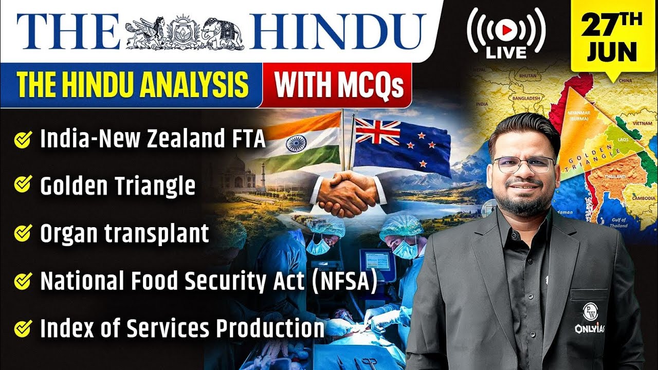 The Hindu Analysis | 27th June 2026 | The Hindu Newspaper  - Practice Questions | Prashant Sir