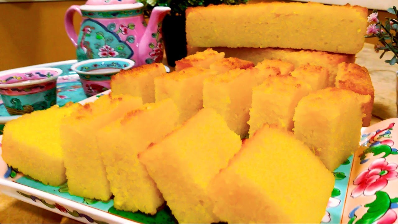 Easy Cassava Cake Recipe/Kueh Bingka Ubi Kayu/ Nyonya Kueh/Monica's Singapore Kitchen/#nyonyakueh