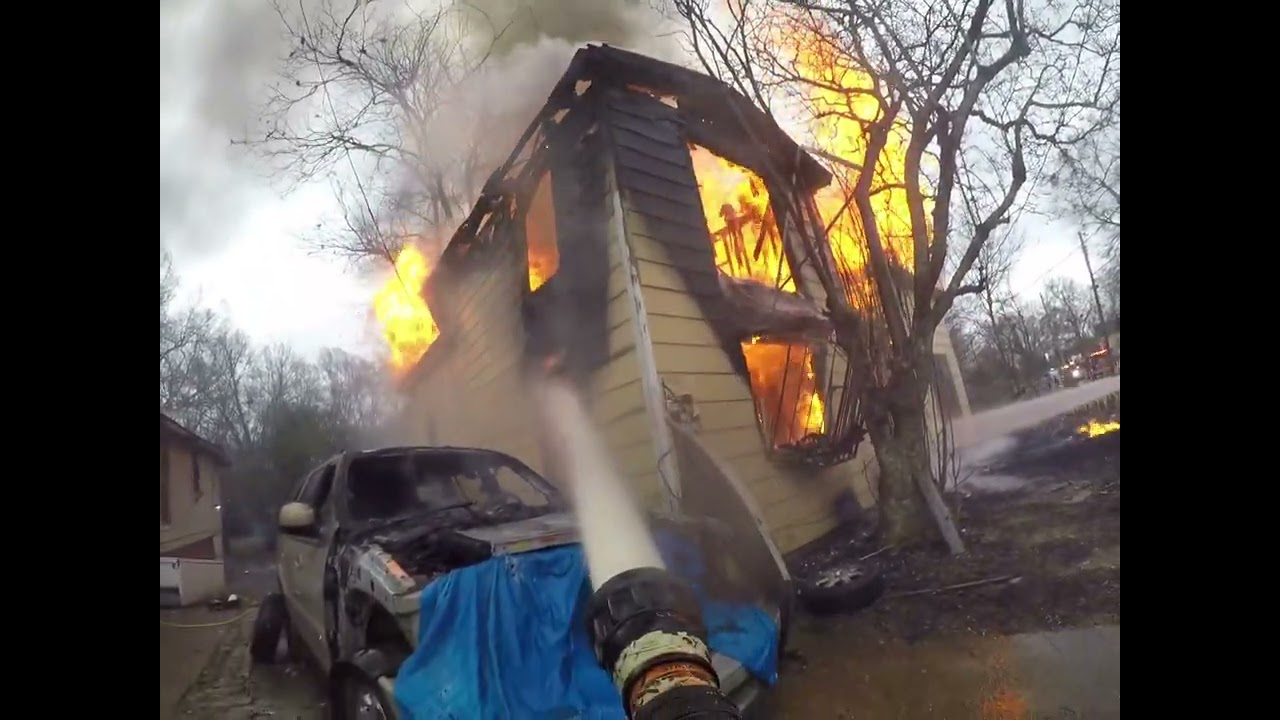 2 Story Structure Fire GoPro Footage