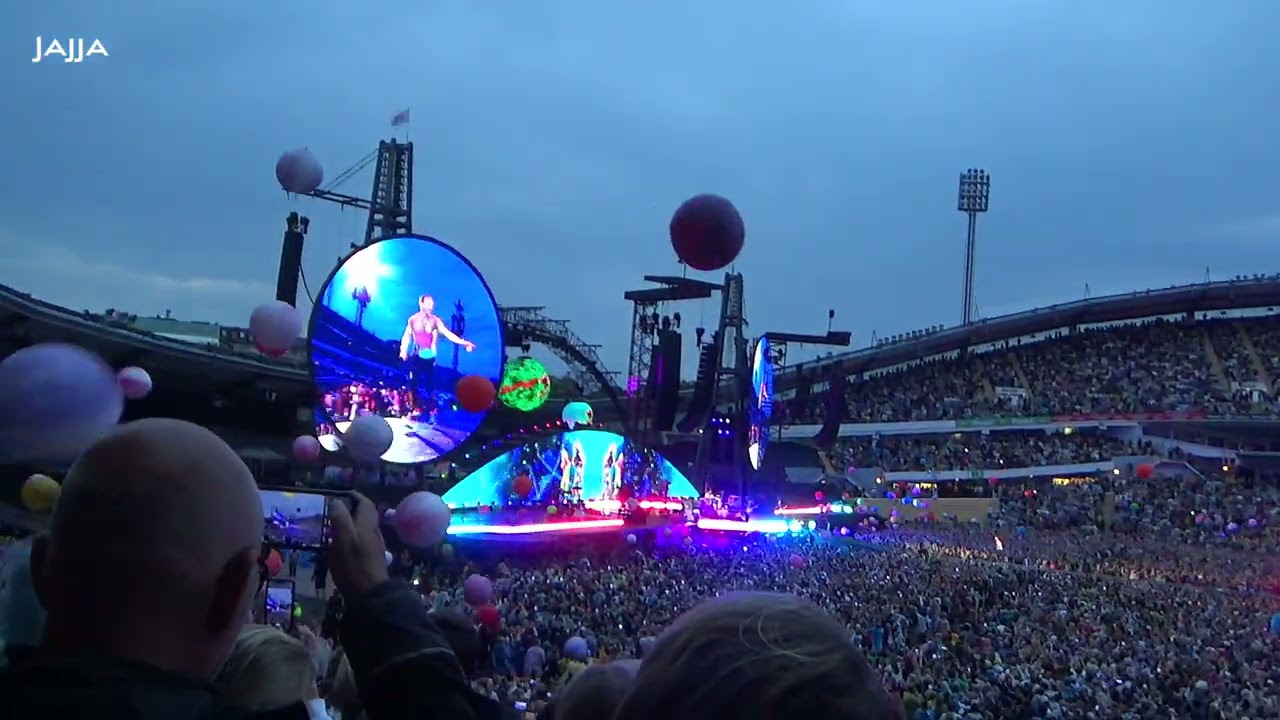 Coldplay (Full intro and Show @ Ullevi Gothenburg Sweden 11 July 2023)