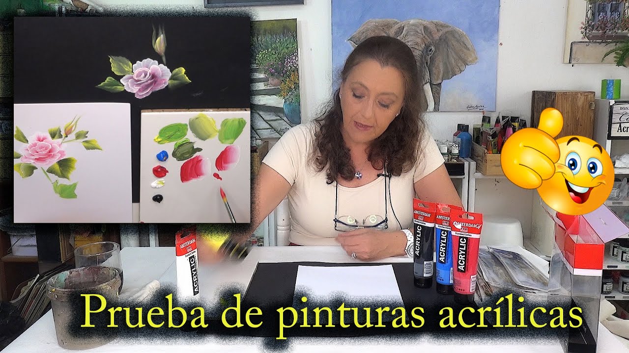 Prueba pintura acrilica Amsterdan de Royal Talens. Calidad a buen precio