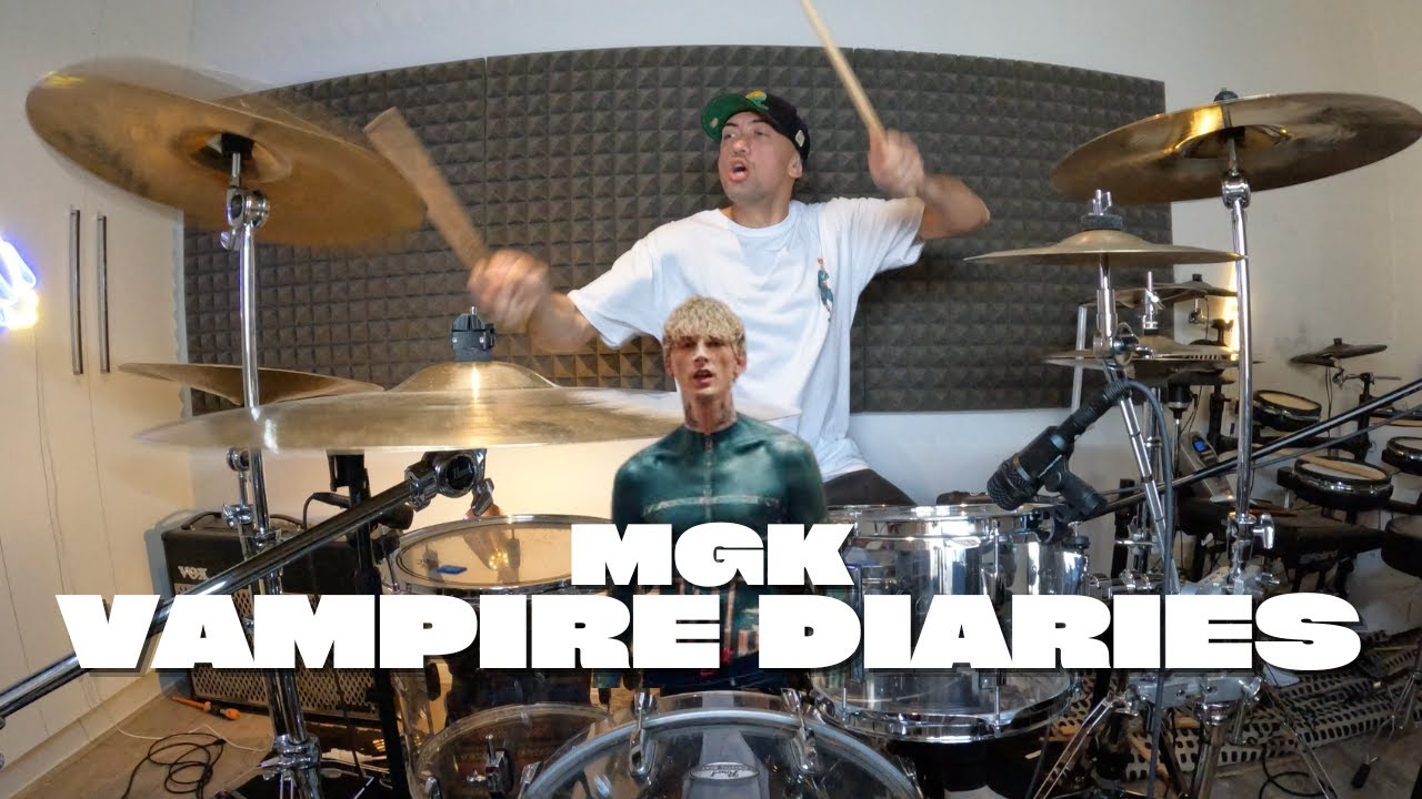 mgk - vampire diaries (DRUM COVER)