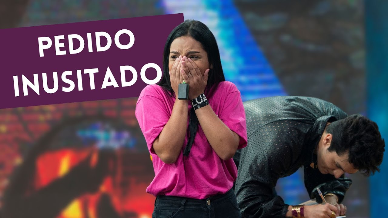 Luan Santana realiza sonho de fã e atende pedido inusitado no Faustão