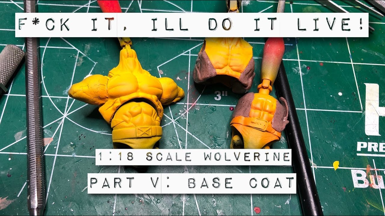 Live Build - 1:18 Scale Wolverine Part V: Base Coat