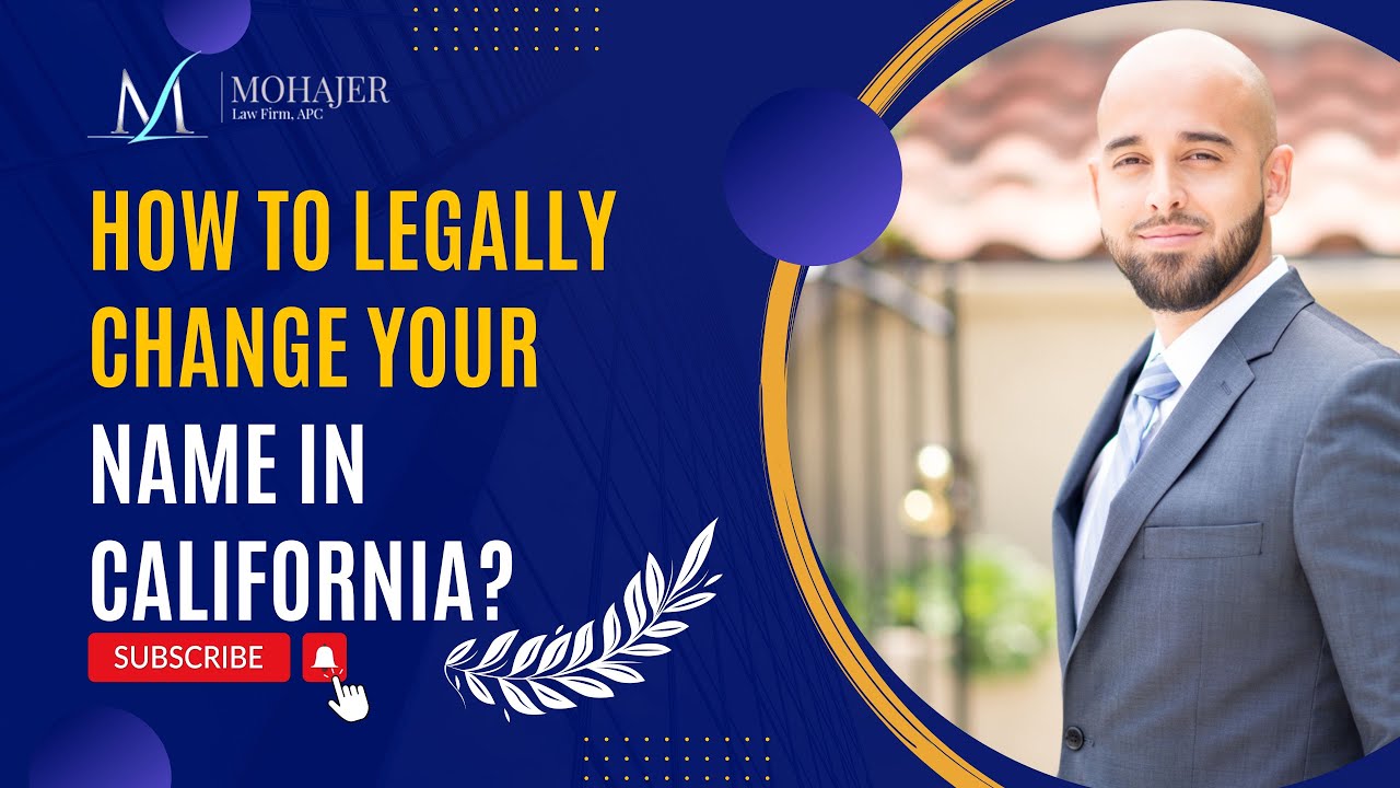 How To Legally Change Your Name In California: Name Change Procedure by Top Family Law Attorney LA