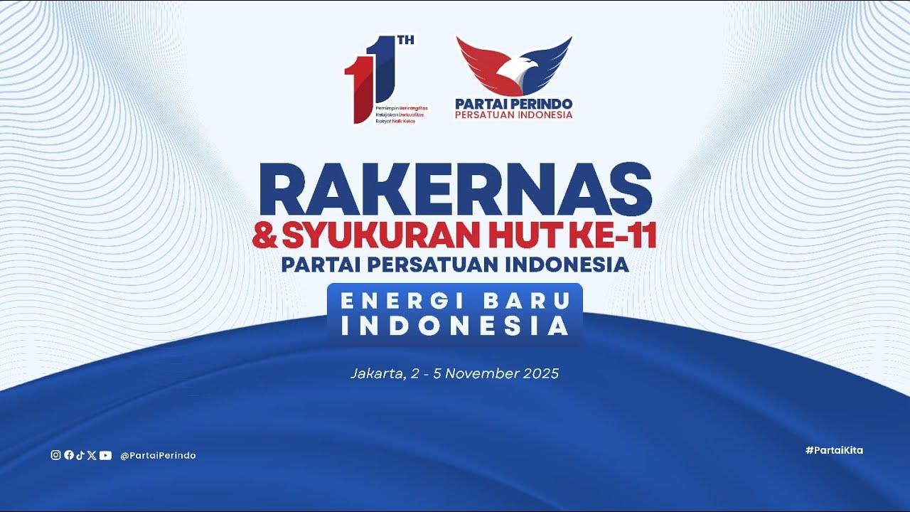 Pembukaan Rakernas dan Syukuran HUT ke-11 Partai Perindo