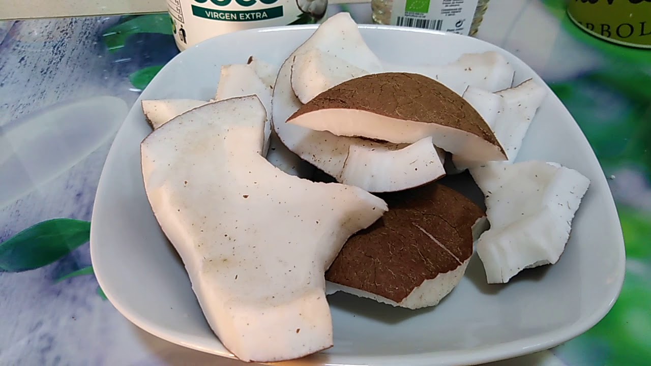 Postre de coco fresco y sirope de arroz - parte 1&deg;