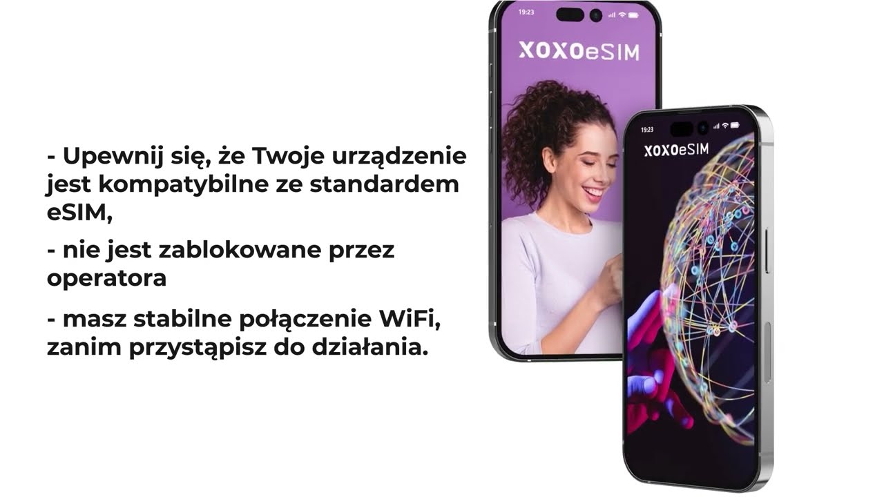 Jak zainstalować kartę XOXO eSIM na urządzeniu iOS - Samouczek
