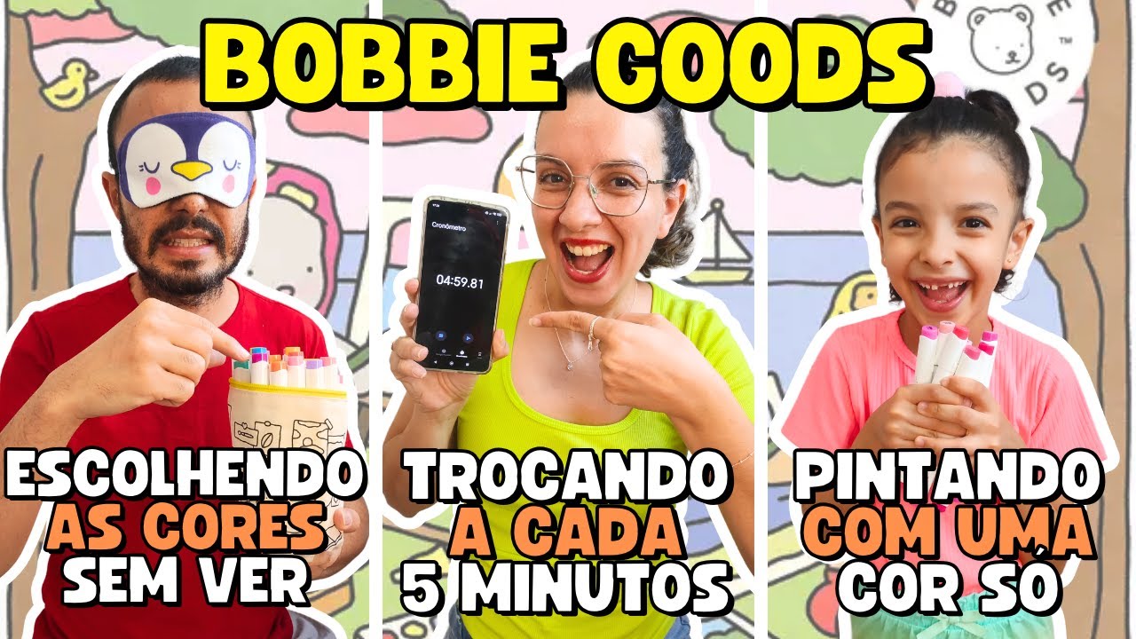 DESAFIOS PINTANDO BOBBIE GOODS *Qual Ficou Melhor?