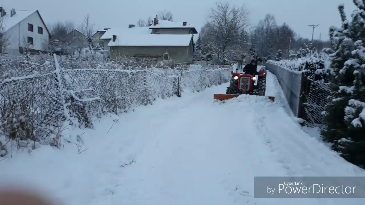 ZETOR MAJOR 3011  odśnieżanie 2018  :)