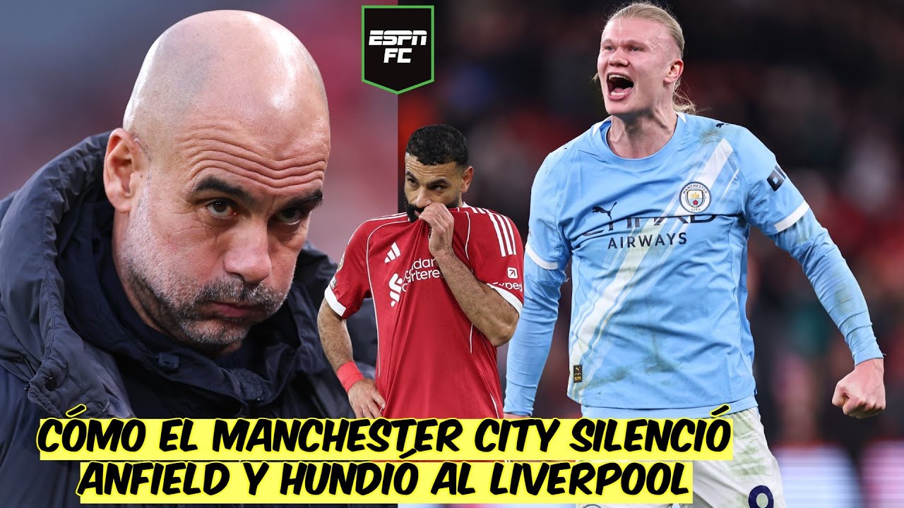 GOLPE EN LA PREMIER. MANCHESTER CITY remonta y hunde al LIVERPOOL con FINAL DRAMÁTICO | ESPN FC