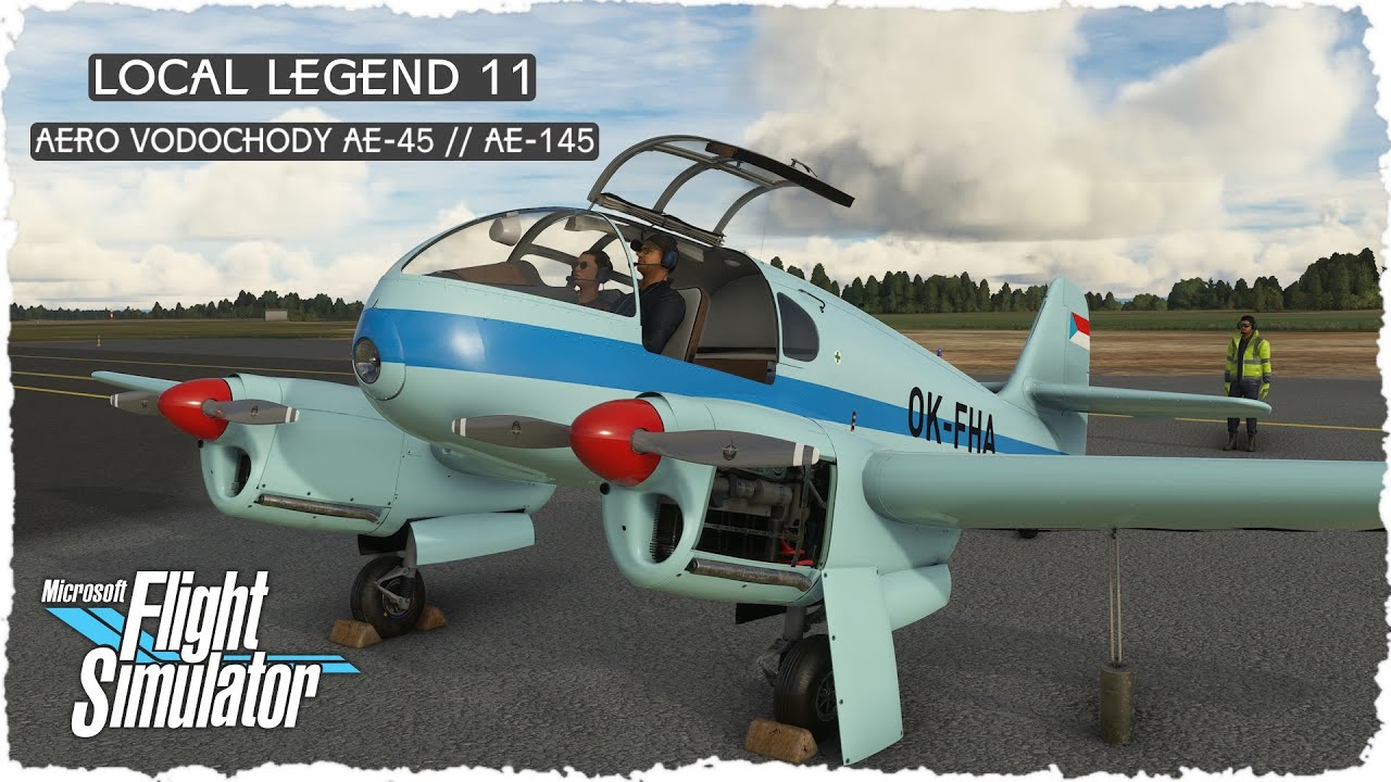 Local Legend 11 🛩 Aero Vodochody Ae-45 & Ae-145 ▪ MSFS ▪ Xbox PC ▪ deutsch ▪ Flight Simulator
