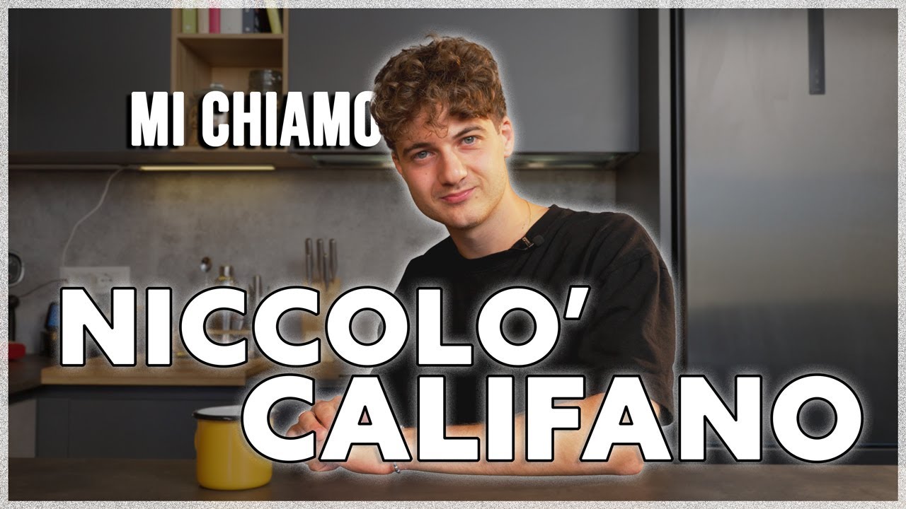 Mi chiamo Niccol&ograve; Califano