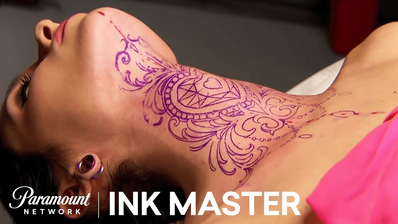'Victorian Throat Tattoos' Elimination Tattoo Part I | Master vs. Apprentice (Season 6)