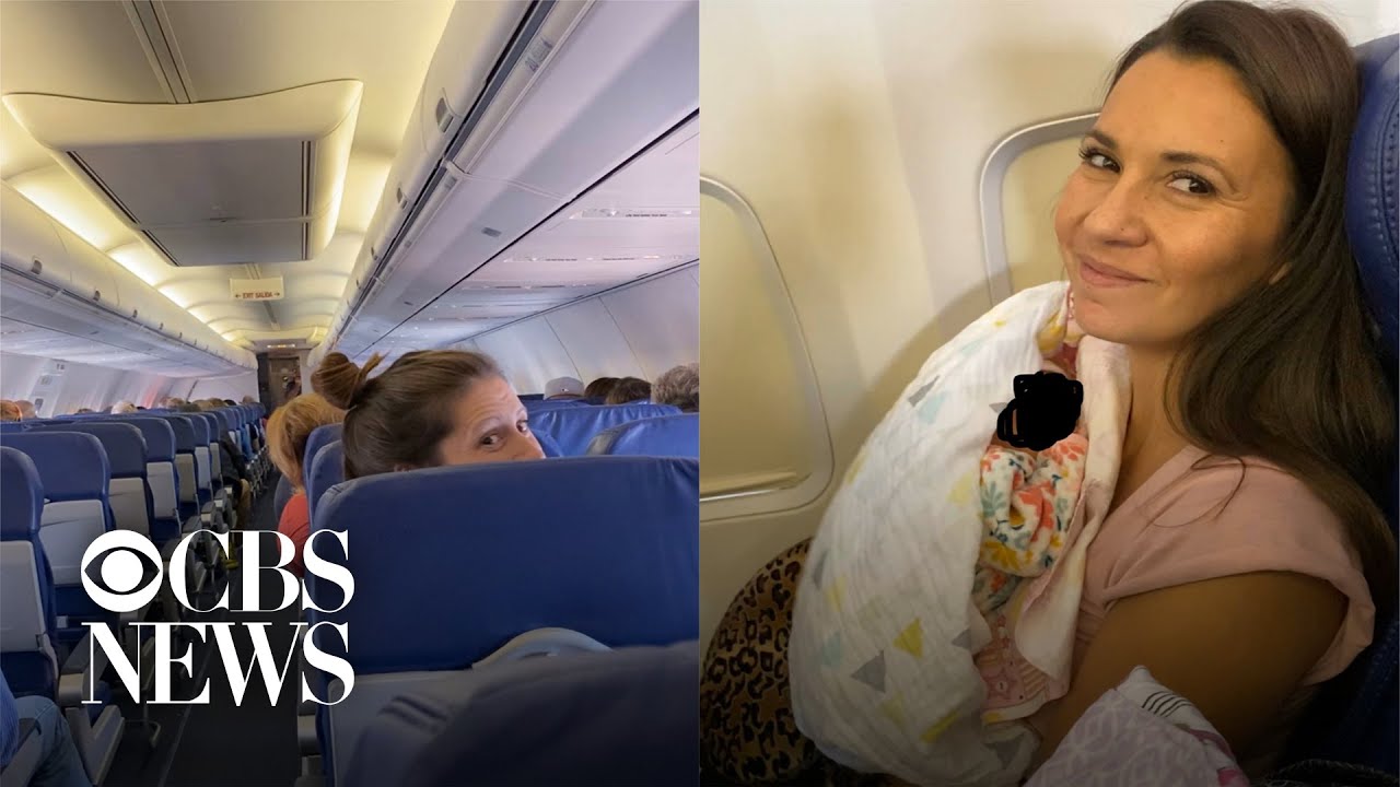 New parents traveling home with adopted infant get impromptu baby shower on flight