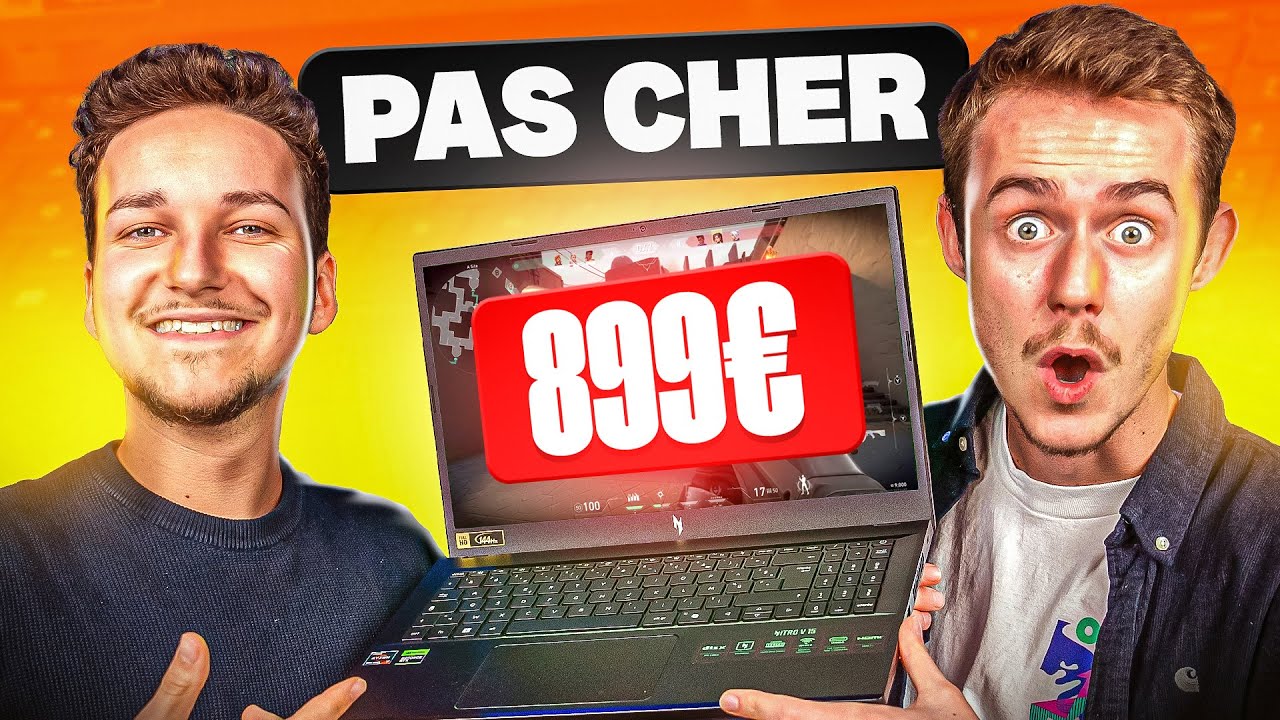 On teste un PC PORTABLE GAMER 899€ ! ACER NITRO V15