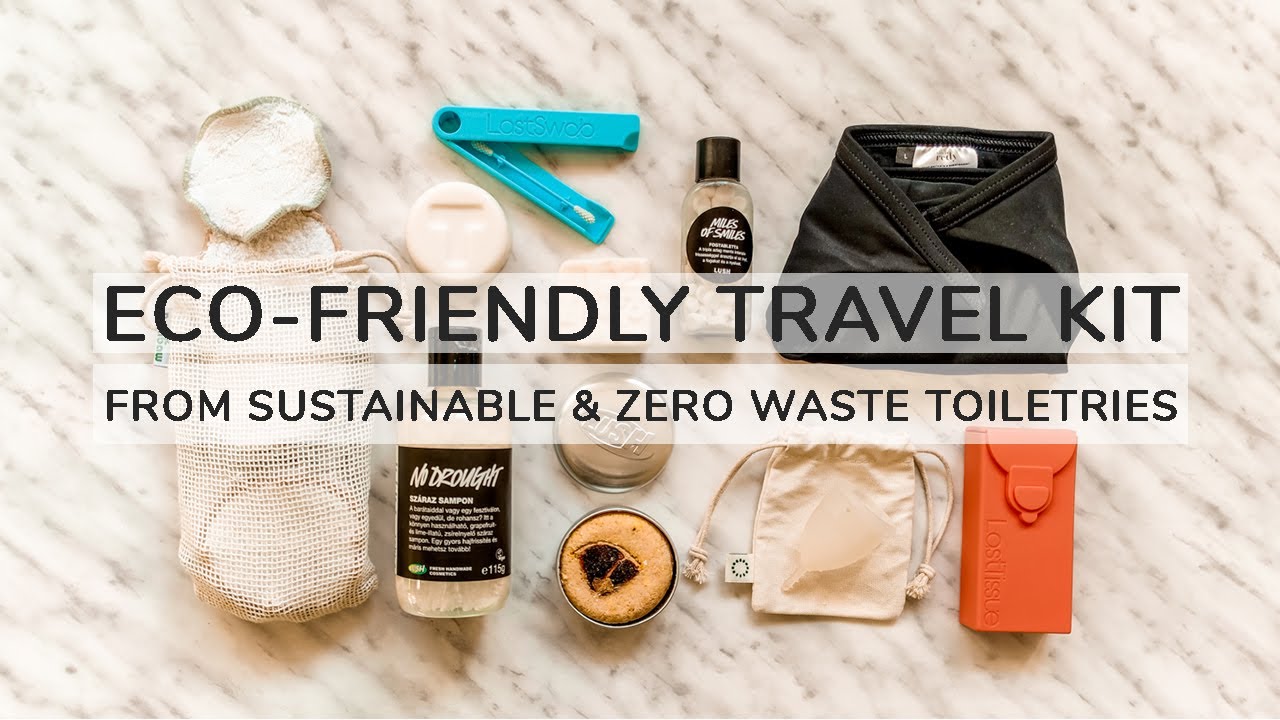Eco-friendly travel kit from sustainable and zero waste toiletries | Aliz’s Wonderland