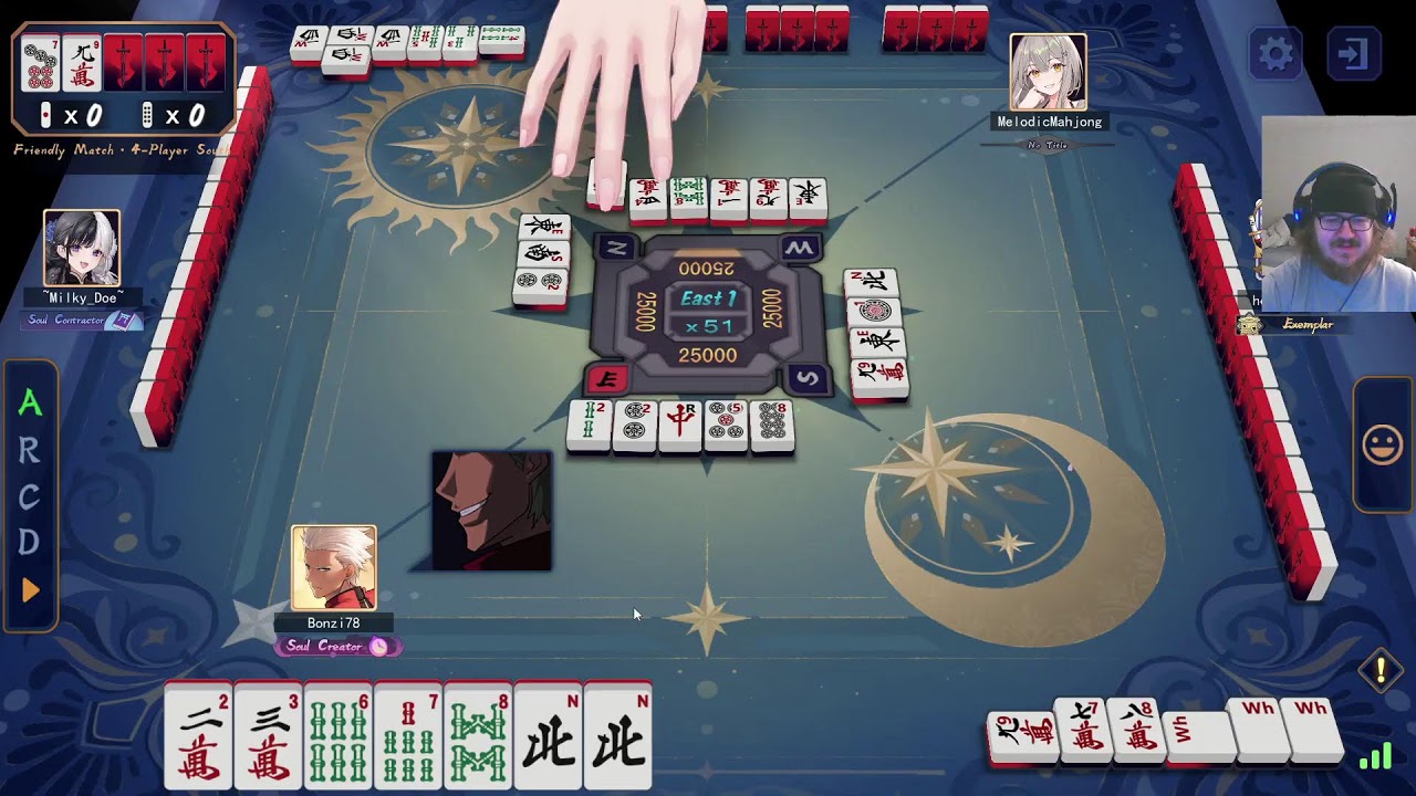 [Mahjong Soul] Majsoul w/ Friend! :)