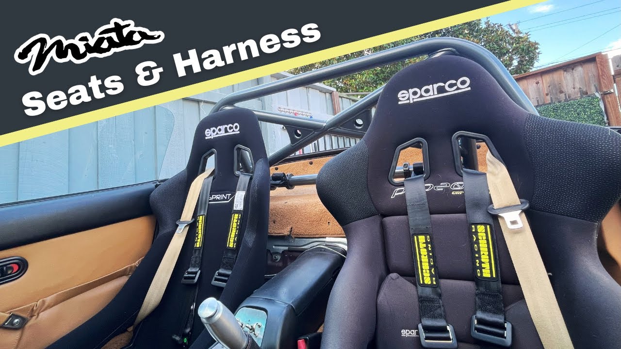 Miata Bucket Seat & Harness Install
