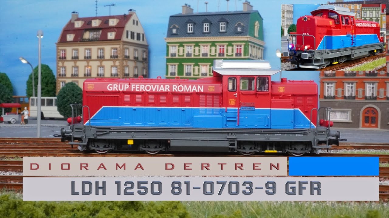 Locomotiva diesel hidraulica LDH 1250 81-0703-9 GFR