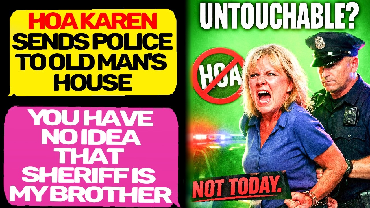 Entitled HOA Karen Said “I Know The Sheriff” — BIG Mistake He is my younger brother EntitledPeople