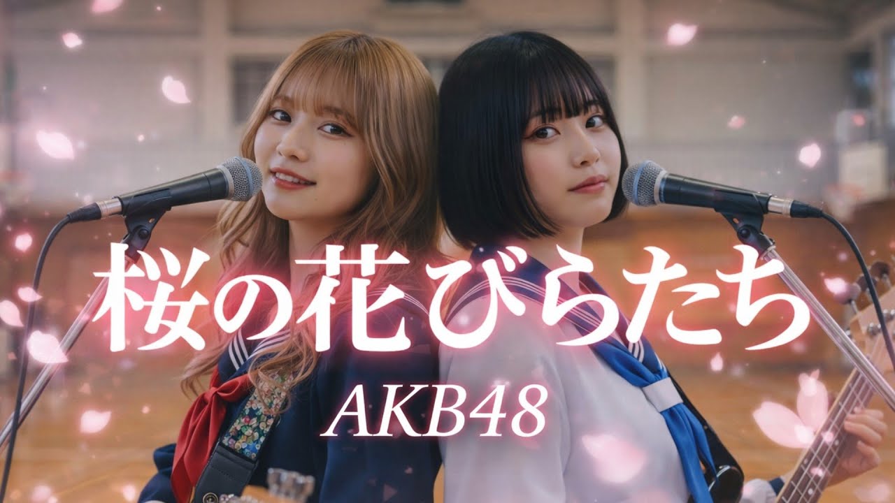 女子高生バンドが桜の花びらたち を歌う【AKB48】