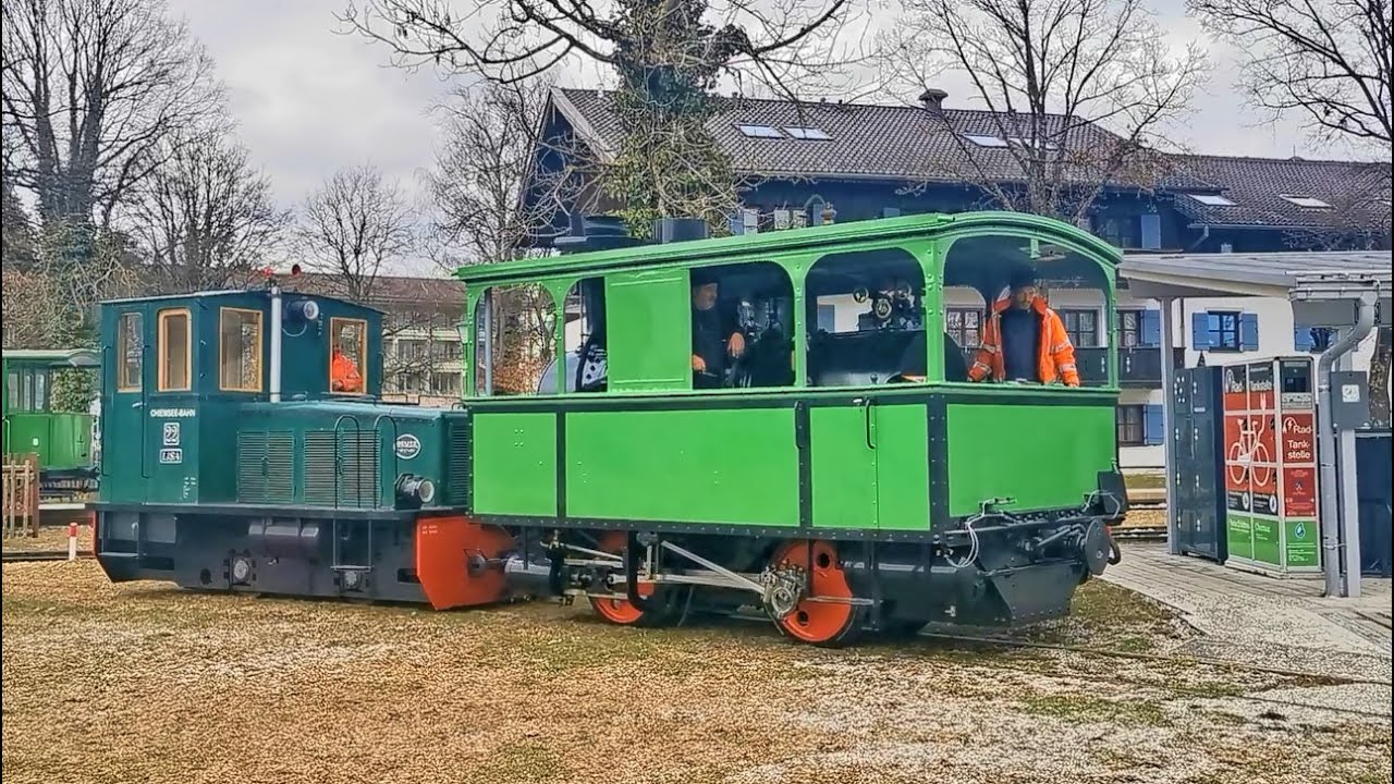 Rückkehr der Chiemseelok LAURA von ihrer Aufarbeitung in Meiningen