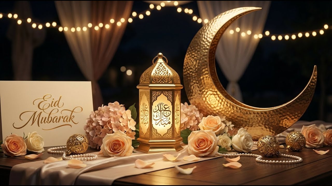 Relaxing Eid Celebration Music 🌙 Beautiful Eid Mubarak Instrumental Ambience
