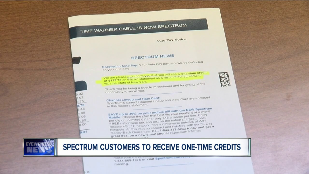Check your bill! Spectrum is paying New York customers back with one-time credits