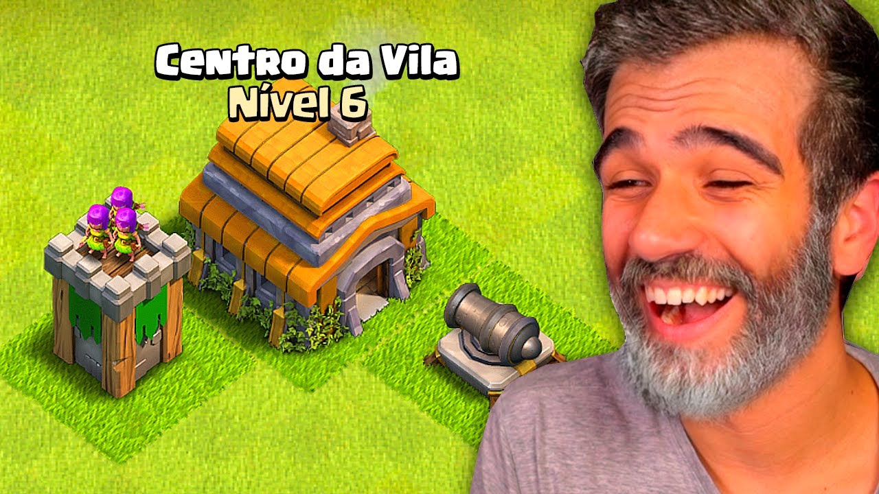 CHEGUEI NO CV6 DE NOVO DEPOIS DE 10 ANOS!! CLASH OF CLANS