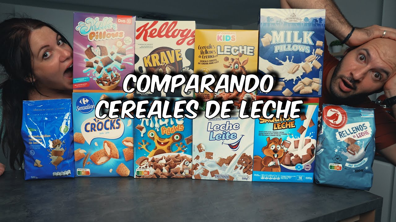 ¡¡No hay comparativa igual!! 11 Cereales de leche o Milk Pillows
