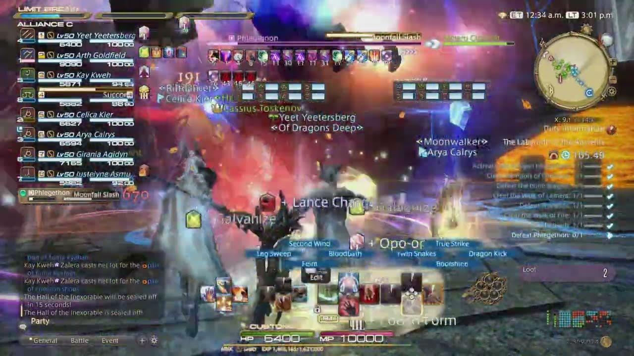 FFXIV - Labyrinth of the Ancients - Wiping to the Final Boss and Still Winning
