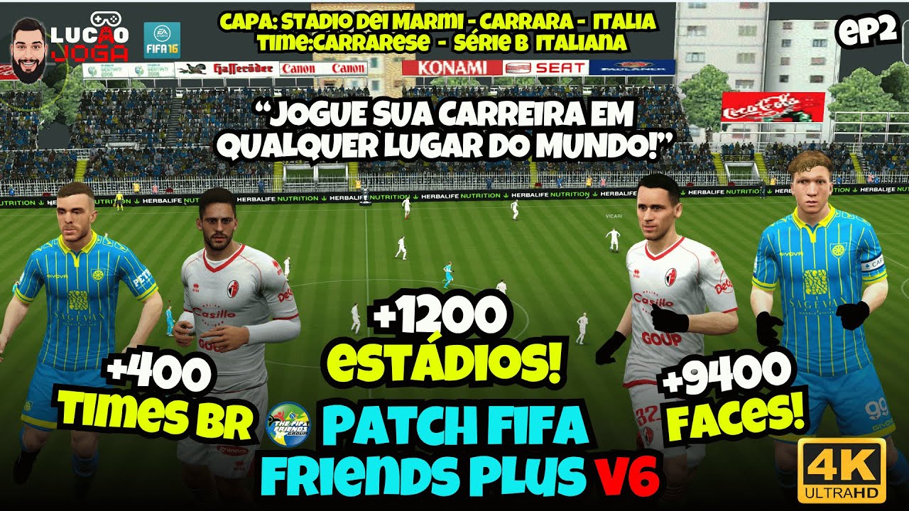 ESTÁDIOS PELO MUNDO - EP2 - FIFA FRIENDS PLUS V6 - FIFA 16 - 4K UHD