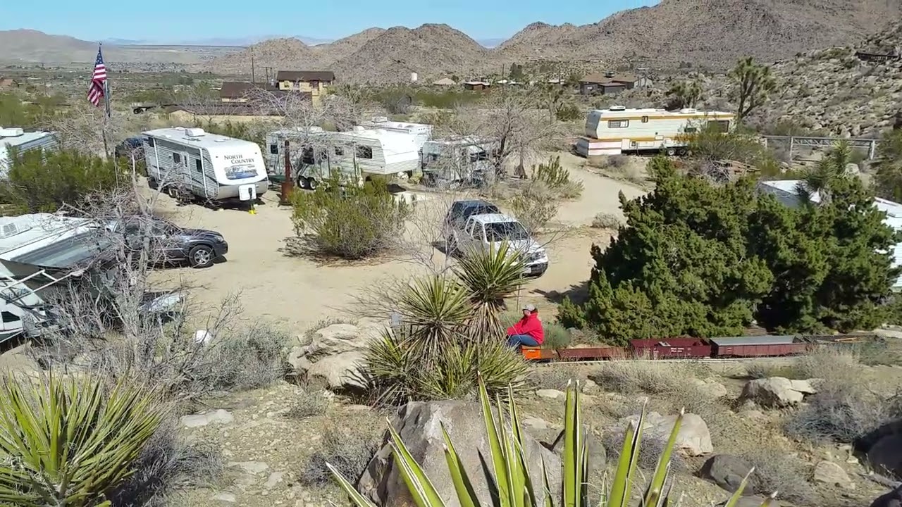 Riding the model train 