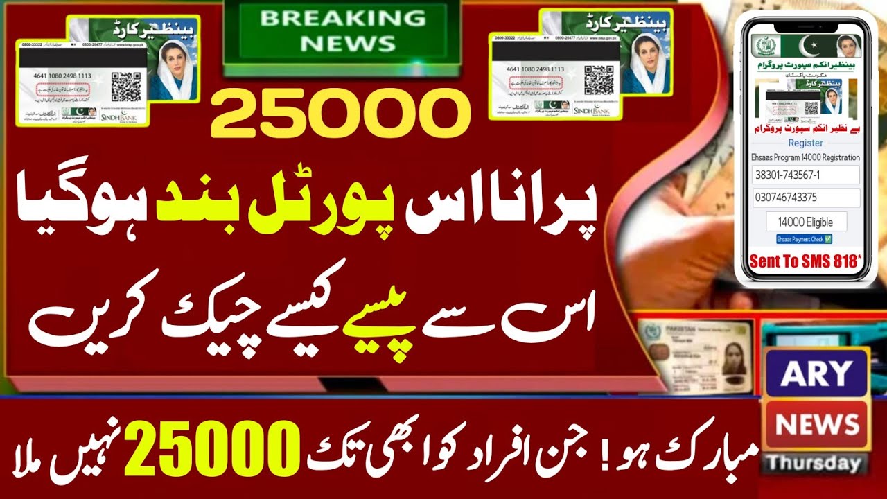 Bisp Program New Update 2022 || Ehsaas Ke Paisy Check Karne Ka Tarika